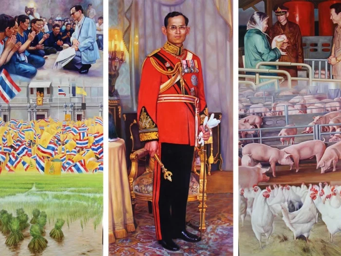 A Series of Paintings in Honor of King Rama IX