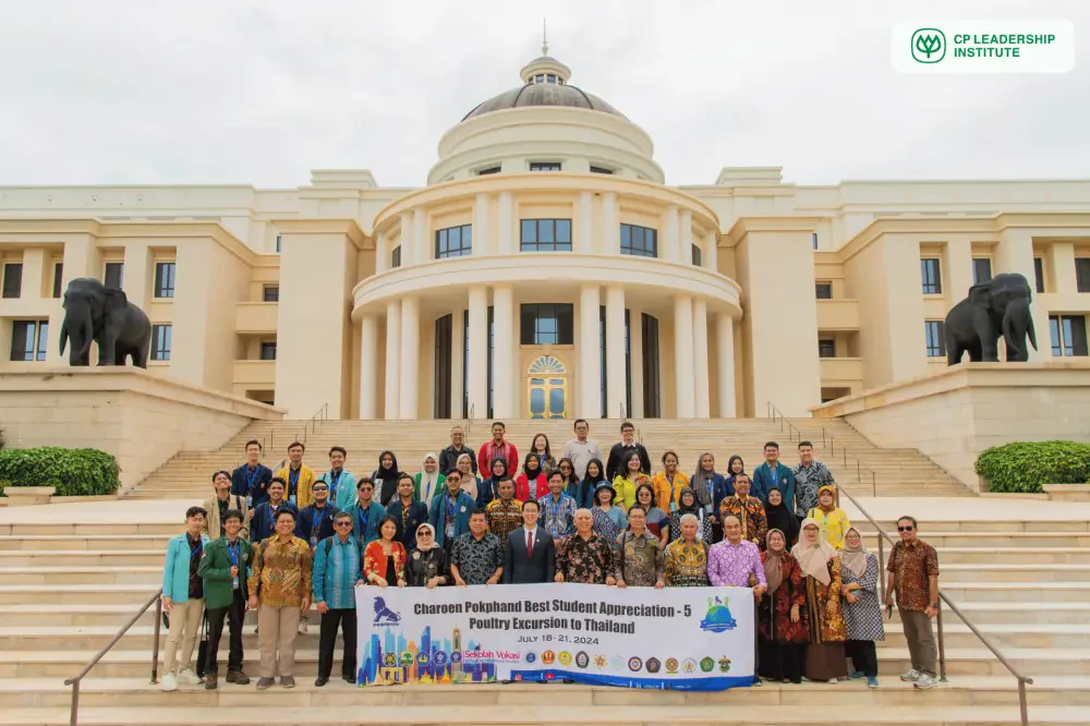 CPLI welcomes the Charoen Pokphand Indonesia and Charoen Pokphand Best Student Appreciation Program on a Visit to the World-Class Leadership Development Institute and Platform of Opportunities for New Generation Leaders